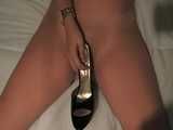 heel insertion in pussy