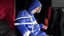 Get 2 Archive Videos with Sonja bound and gagged in her shiny nylon Downwear