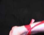 Gatitta - in klaren mumifiziert Klarsichtfolie mit rotem Klebeband (video)