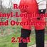 Red vinyl leggings and overknees, 2nd part