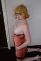 Kinky Florida Amateur Redhead Teen Barbie In A Orange Nighty