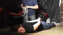 Michelle hogtied and tickled