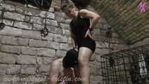 2 slaves in my #dungeon #whips #forcedbi #slavetraining