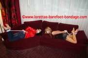 Lorettas Barefoot Bondage