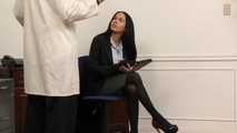Trust Me I'm a Doctor! Office Breast Exam and StripDown Humiliates Secretary Victoria June