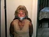 41 Yr OLD COURT CLERK TIES & WRAP TAPE GAGS HERSELF WITH DUCT TAPE (D30-16)