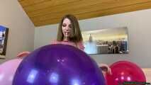 girlfriend pops your balloons while speaking in english