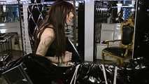 Lady Ashley - Black Rubber Part 3