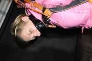 Sexy SANDRA wearing a hot pink oldschool downbib and a down jacket being tied and gagged with ropes and a clothgag hanging on the ceiling  Part 1 of 2 (Pics)