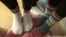 2167 Socks trampling with Lysa Cathy Jina