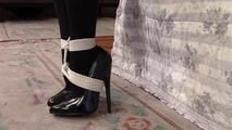 6 Inch Heels on Schoolgirl in Bondage - Alli Rae