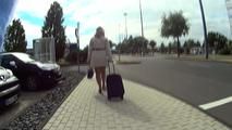 Just nude to the airport -Video