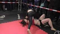 1 on 1 Bondage Wrestling from BoundCon XVI - The 3rd Fight: Afsana Kink vs. VeVe Lane