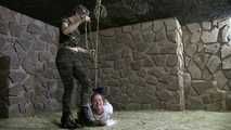 Brutally tight Hogtie in the new Dungeon