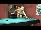 Playing Billiard nude