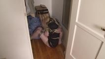 Stewardess Lorelei is Tied and Gagged