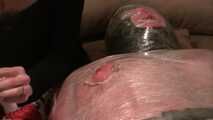 Foiled slave with epilated nipple