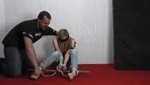 Sarah roped and tickled