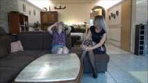 Stefanie and Viola - babysitter tricked part 1 of 4