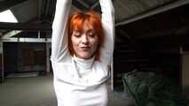 1125a Amber in White Turtleneck in the Attic Part 1 Dangle