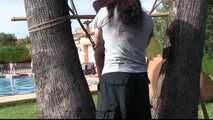 The Spain Files - Extreme Bamboo Hanging Challenge for Lena King