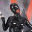 Xiaomeng in New Black Latex Suit and Pinhole Hood