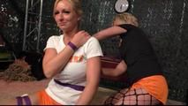 Hooters Domme challenges Hooters Girl !