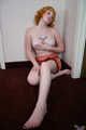 Kinky Florida Amateur Redhead Teen Barbie In A Orange Nighty