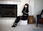 Confident Catburglar Hogtied - Tomiko