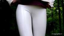 Leggings in white