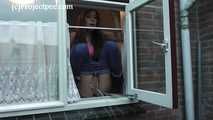 078106 Naughty Rachel Evans Pees Out Her Window