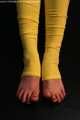 Toeless Heelless Yellow Tights