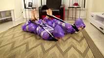 Terry and Vanessa - Both girls end up hogtaped on the floor by Blackrose (video)