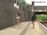 029005 Robyn Pees On Wombwell Station Platform