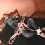 Catt and Alexa - Naughty girl tied up before joining helpless girlfriend on the bed (video)