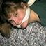 26 Yr OLD BARMAID HOSTAGE IS HOG-TIED, CLEAVE GAGGED & HANDGAGGED ON THE BED (D30-14)