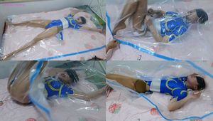 Xiaoyu Compressed in Vacuum Bag as Chun-Li