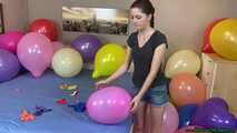popping your balloons with needle and fingernails