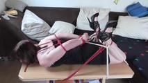 Susan hogtied on table 2/2