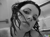 Kinky Teen Barbie Bondage In Bathtub Black And White