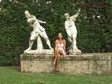 016121 Eve Enhances The Statues By Peeing Beside Them