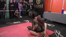 1 on 1 Bondage Wrestling from BoundCon XVI - Saturday, 2nd Fight: Katarina Blade vs. VeVe Lane