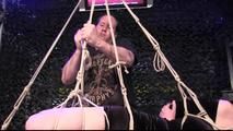 Shibari Semi Suspension Bondage Challenge for Raven C.