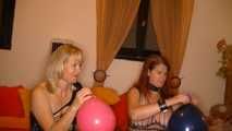 house party with balloons