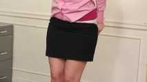 Fashion Police Stripdown! Secretary undressed at the Office - Luci Lovett