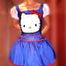 My Hello Kitty dress and Hello Kitty diaper
