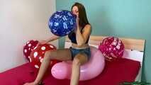 nail2pop and inflating Qualatex balloons