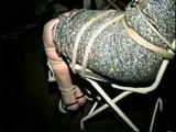 38 Yr OLD CASHIERS K1DNAP CHAIR TIE & CLEAVE GAG (D31-13)