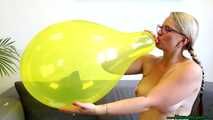 topless Blow2Pops six helium filled B14" and U16" balloons