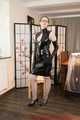 Lady Nadja is bound and gagged in a nice PVC dress